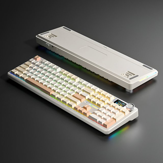Full-Size Wireless Mechanical Keyboard with RGB, Smart Display & Hot-Swap Keys - Image 6