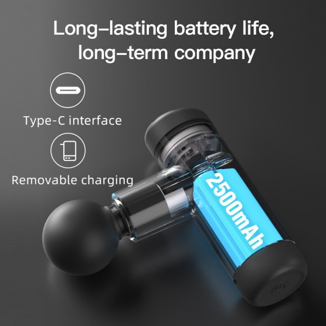 Mini Percussion Massage Gun for Neck & Back Relief with Quiet Vibration Therapy - Image 3