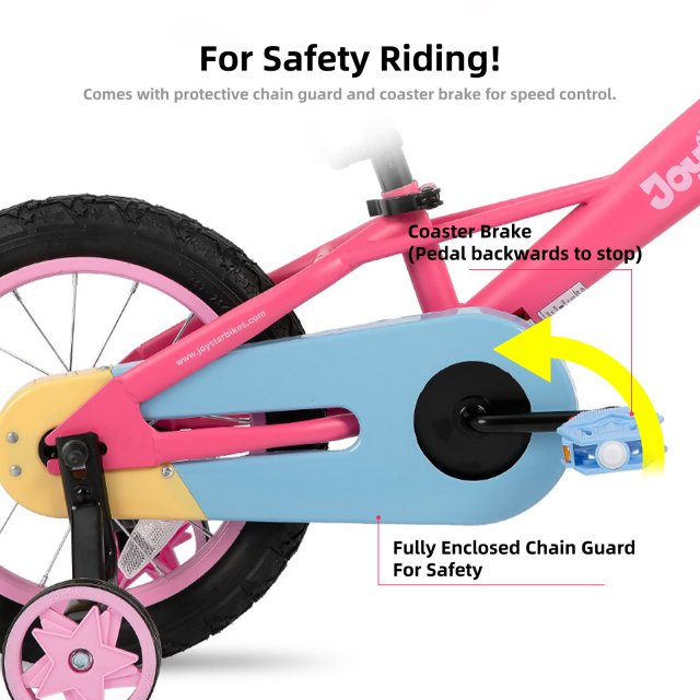 Kids Bike for Ages 3-9, 12-16 Inch with Training Wheels - Image 3
