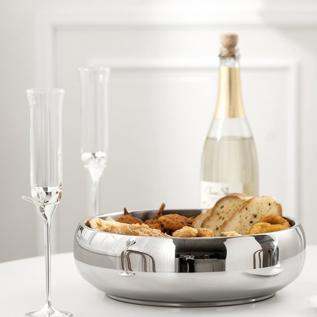 Nordic Stainless Steel Dinner Plate - Image 4