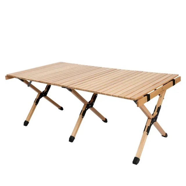 Portable Folding Camping Table – Lightweight Beech Wood Picnic Table - Image 6
