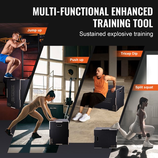 3-in-1 Wooden Plyo Box – Adjustable Height Jump Box for Home & Gym Training - Image 5