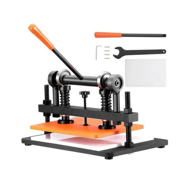 Leather Cutting & Embossing Machine - Manual Die Cutter with Adjustable Pressure Stroke - Image 6