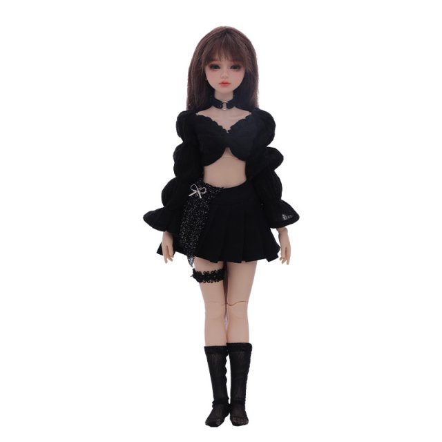 1/6 BJD Doll Aurola Fullset – Korean Style Glitter Skirt Resin Doll Gift - Image 6