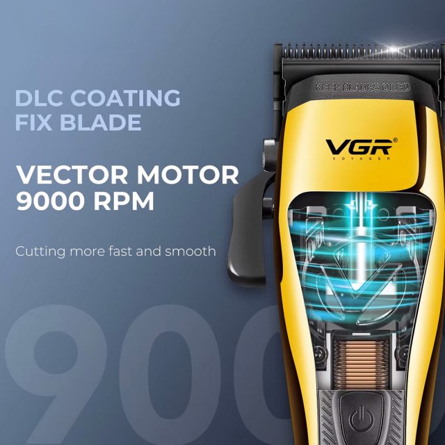 Professional Cordless Hair Clipper with High-Speed Motor & Precision Blades - Image 4