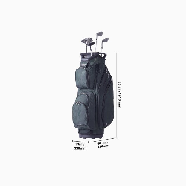 Golf Cart Bag with 14-Way Divider and 36" Pockets - Image 7
