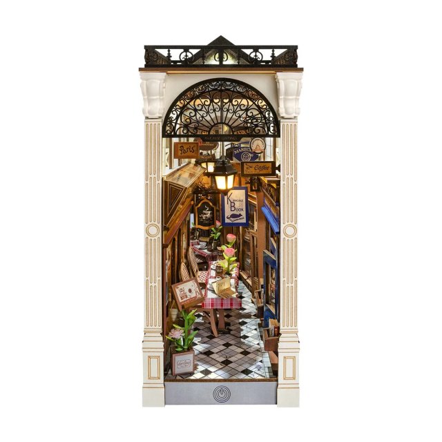 Arcade Romance Book Nook DIY Wooden Shelf Insert with Lights - Image 6