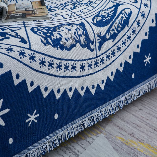 Boho Reversible Woven Throw Blanket - Image 4