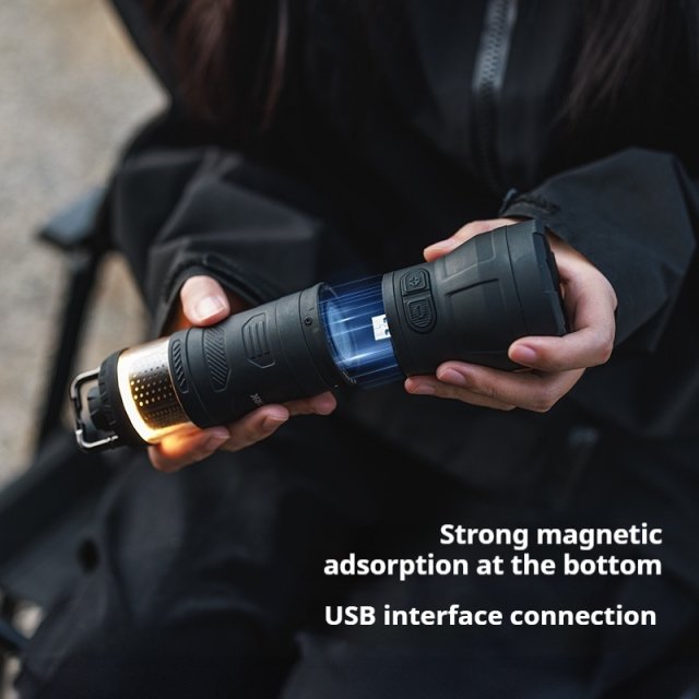 6-in-1 Multi-Function Camping Lamp & Air Pump with Charging Tent Light - Image 3
