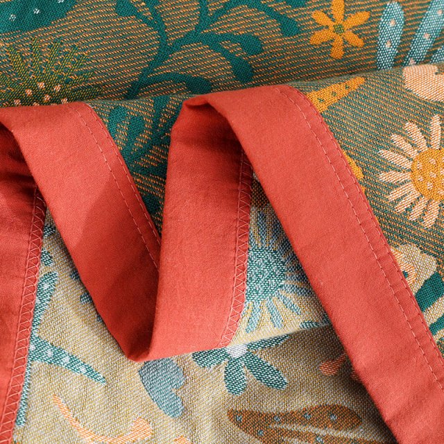 Pure Cotton Gauze Blanket with Sea World Pattern - Image 10