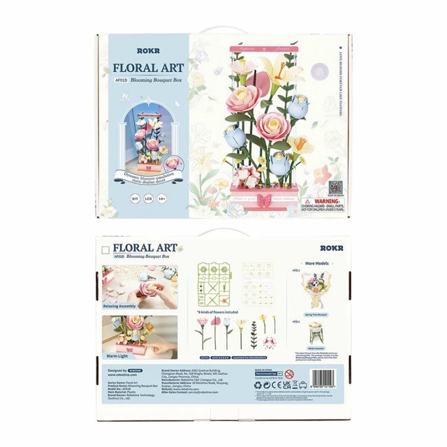 Blooming Bouquet 3D Puzzle Kit - Image 6