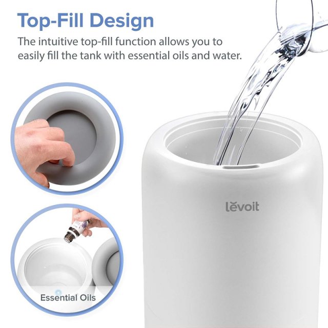 1.8L Cool Mist Humidifier with Essential Oil Diffuser for Rooms up to 260 Sq. Ft. - Image 6