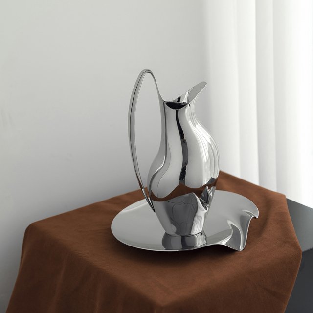 Luxury Mirror Polished Stainless Steel Dessert Plate - Image 4