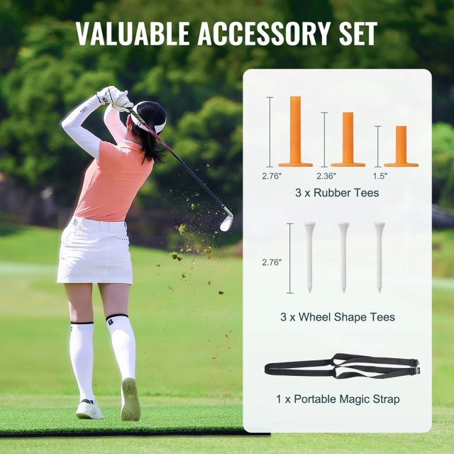 Golf Hitting Mat with Tees - Image 6