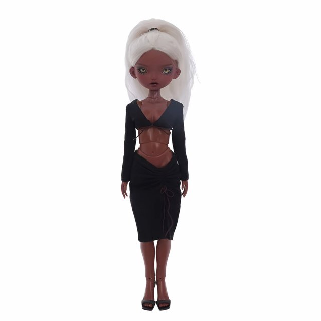 1/6 Scale Tanned Skin BJD Doll – Mature Makeup, Realistic Resin, Movable Joints - Image 6