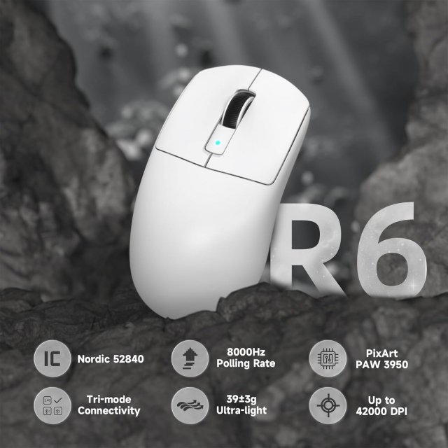 Ultra-Light 39G Wireless Gaming Mouse with 42K DPI and 8K Polling Rate - Image 3