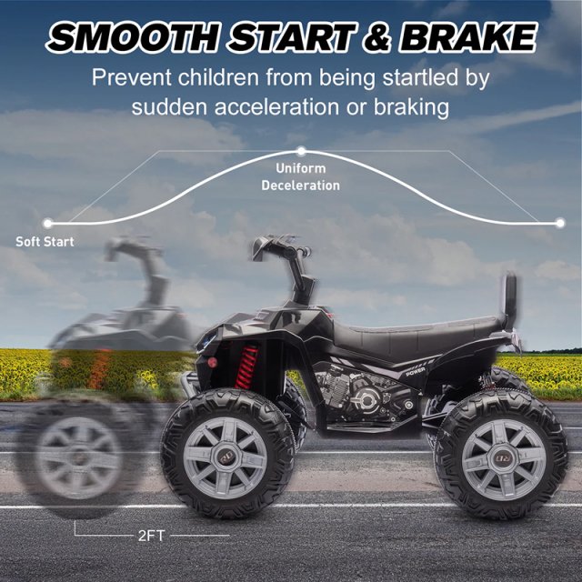 24V XXL Kids Electric Ride-On ATV with Suspension, 4-Wheel Drive & High Speed - Image 7