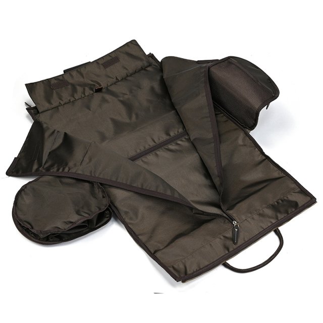 Men’s Leather Rolling Duffel Bag - Image 8