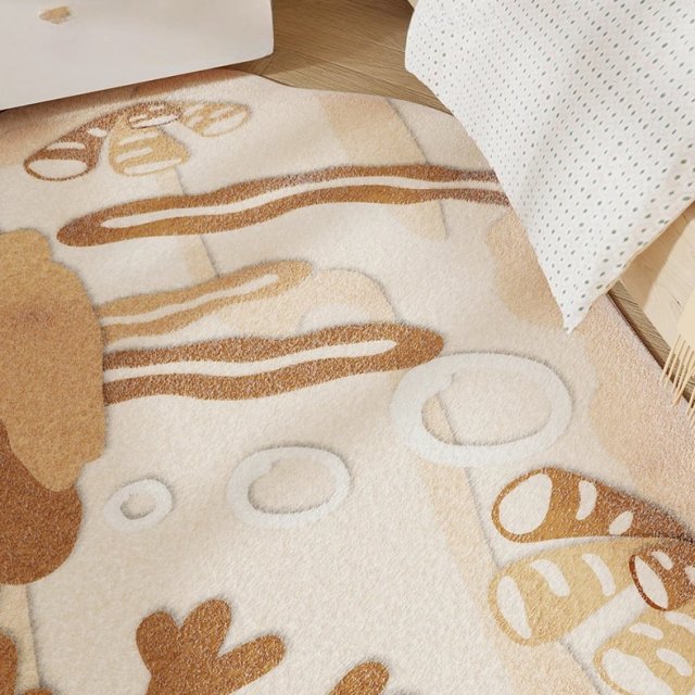 Irregular Shaped Fluffy Rug - Image 4