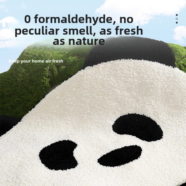 Adorable Panda & Dog Shaped Rug - Image 5