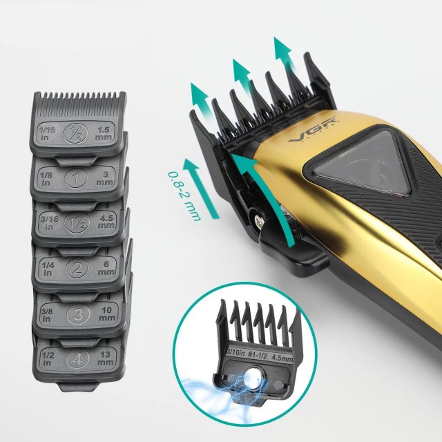 Professional Cordless Hair Clipper with High-Speed Motor & Precision Blades - Image 3