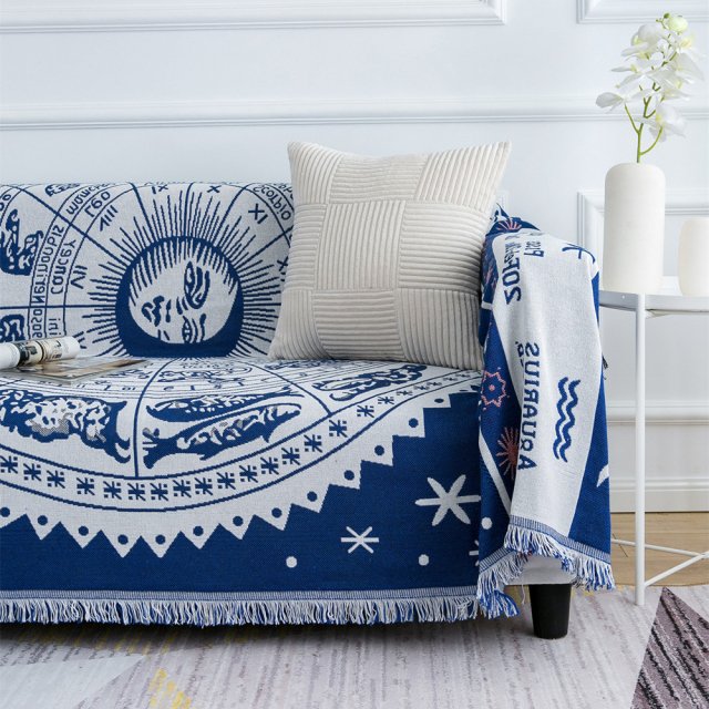 Boho Reversible Woven Throw Blanket - Image 3