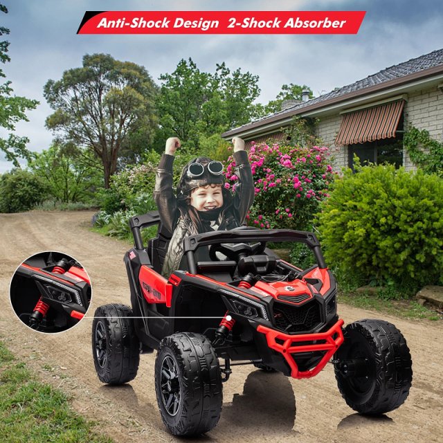 12V Electric Ride On UTV Car with Remote Control, LED Lights & Large Seat - Image 3