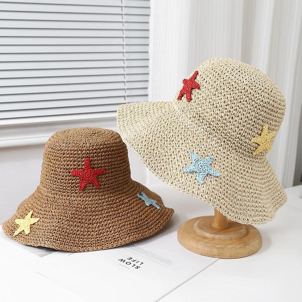 Foldable Wide Brim Sun Hat for Women - Casual Beach & Sun Protection Hat view 2