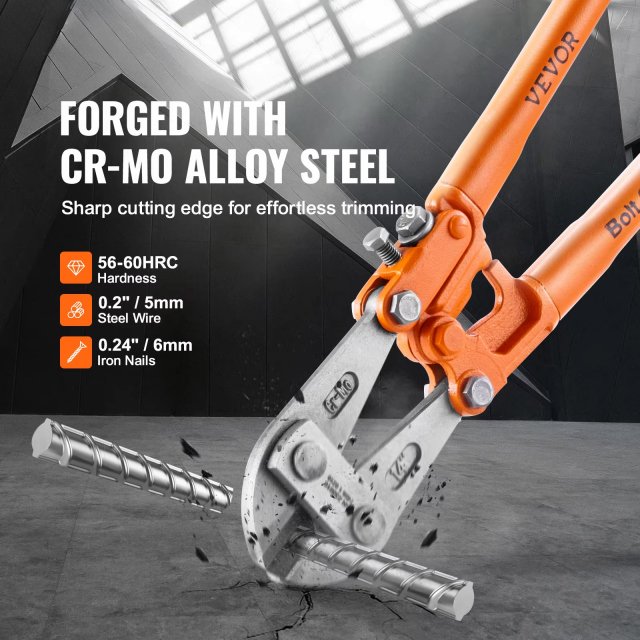 Heavy-Duty Bolt Cutter – 8in to 24in | Precision Lock & Wire Cutting Tool