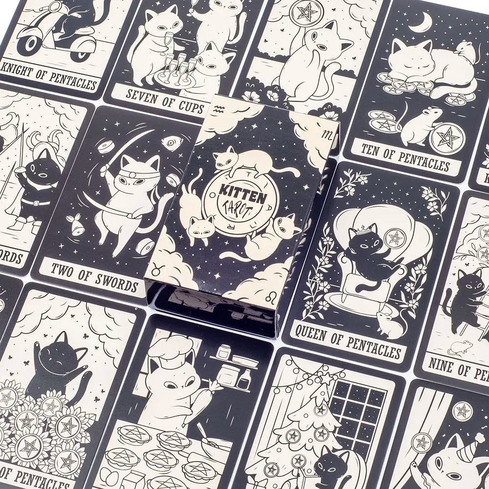 78-Card Kitten Tarot Oracle Deck