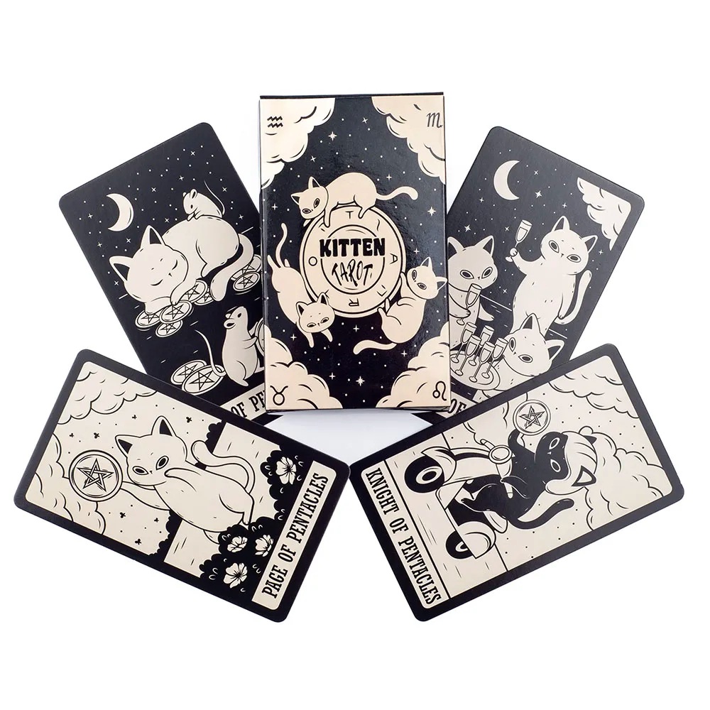 78-Card Kitten Tarot Oracle Deck