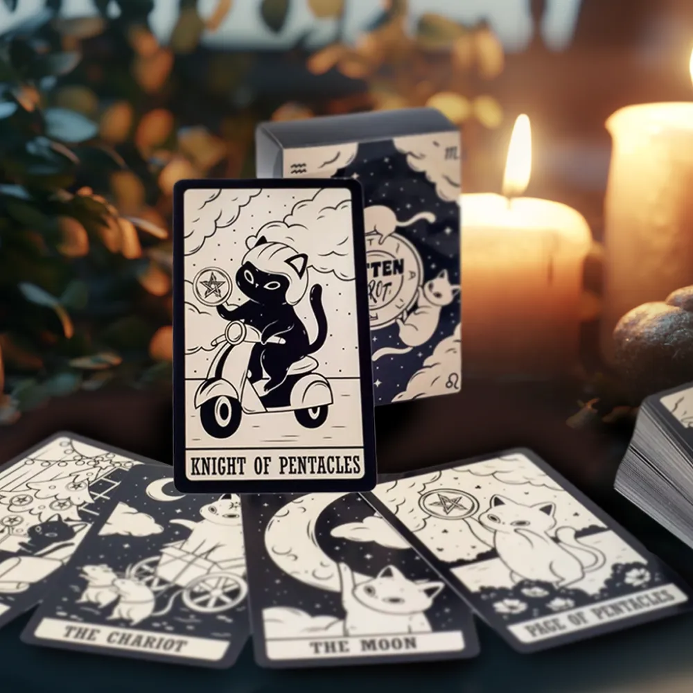78-Card Kitten Tarot Oracle Deck