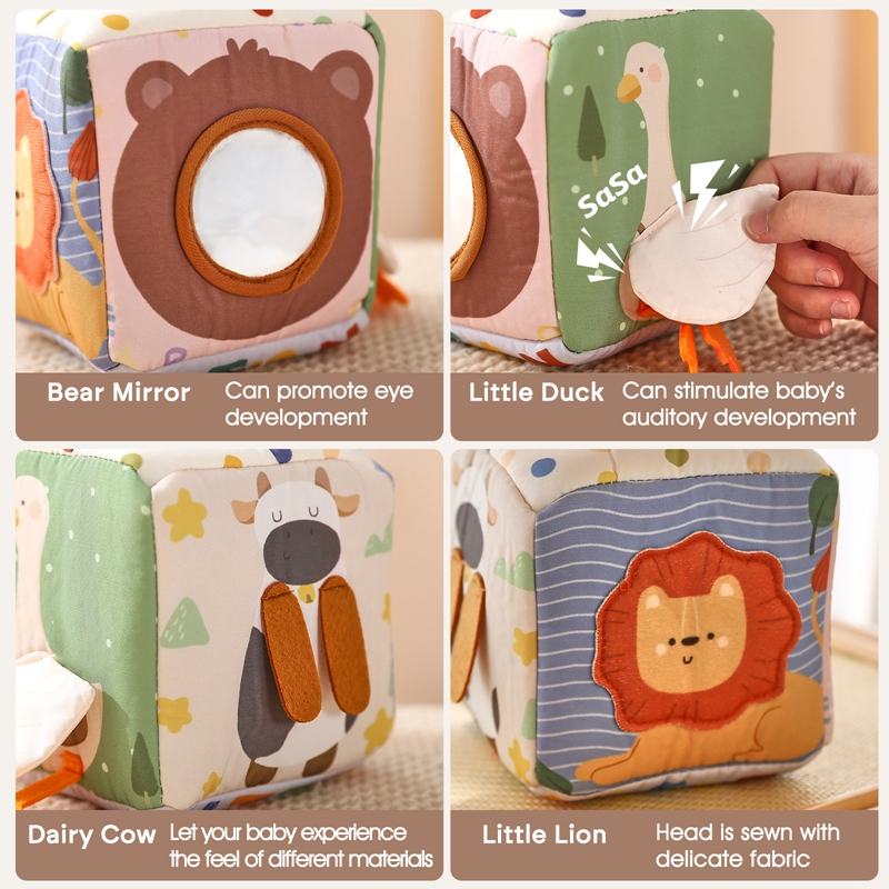 Montessori Sensory Tissue Box Toy for Babies - Educational & Crinkle Fun - Image 5