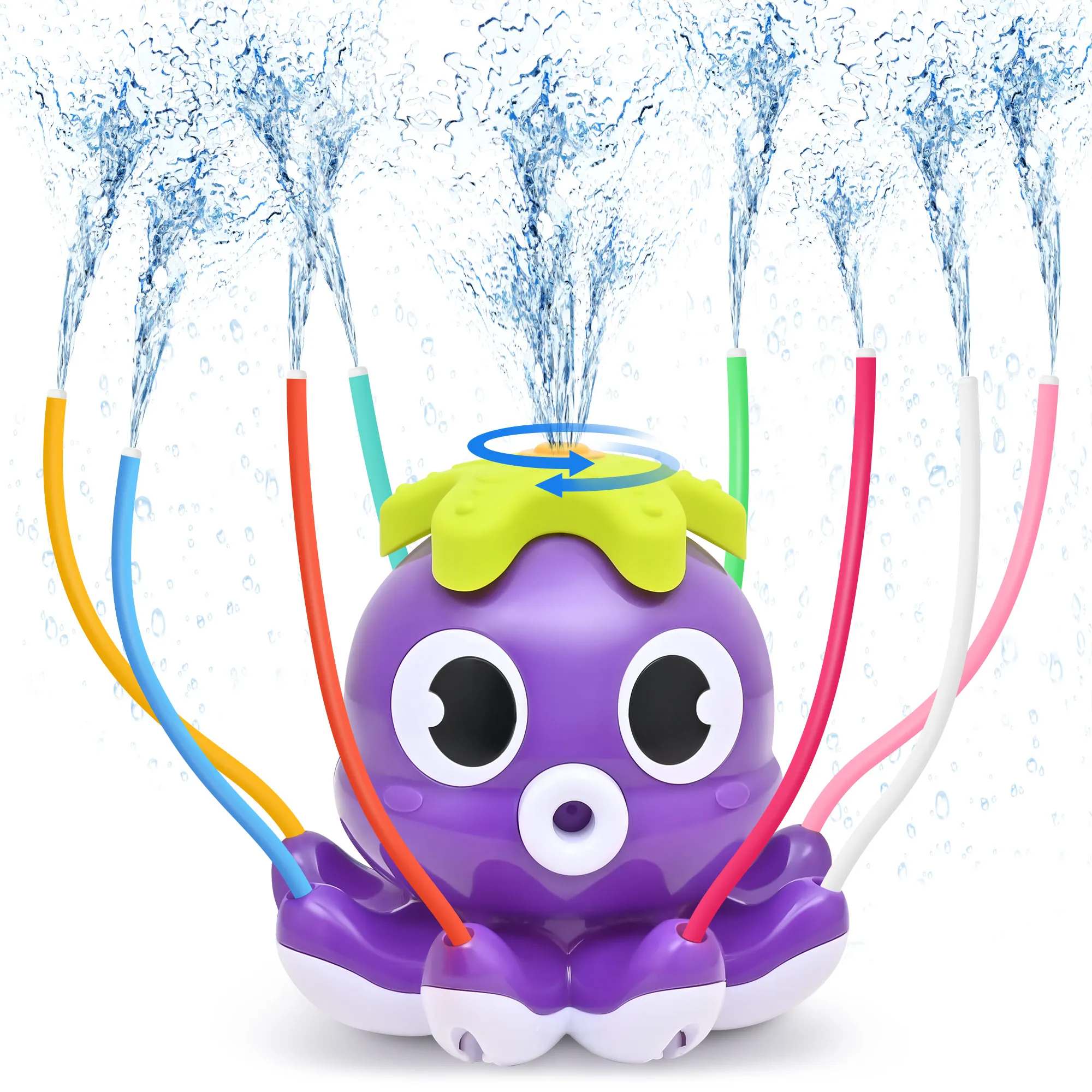 Space Rocket Octopus Sprinkler Water Toy - Image 2