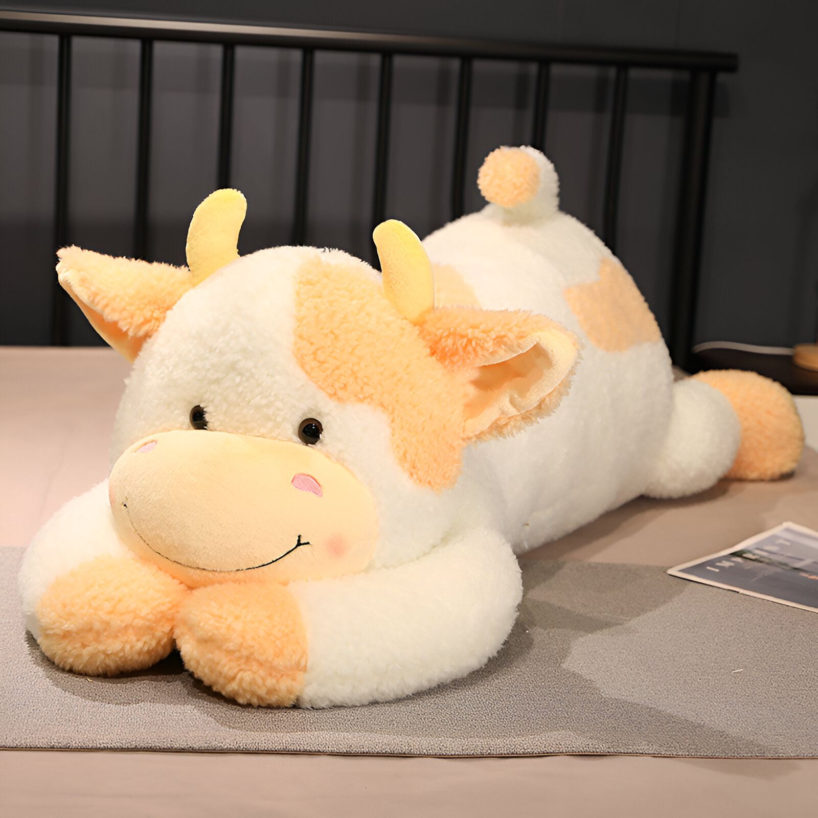 Cute Milk Cow Plush Toy – Soft Stuffed Animal Pillow for Girls and Kids - Image 5