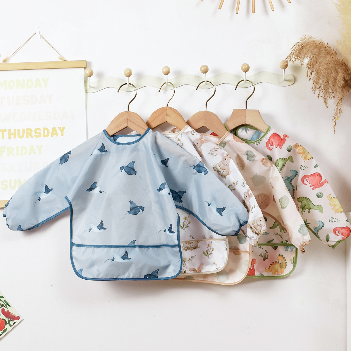 Waterproof Long Sleeve Baby Bib