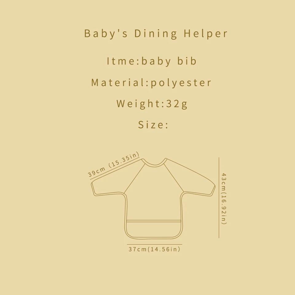 Waterproof Long Sleeve Baby Bib - Image 7