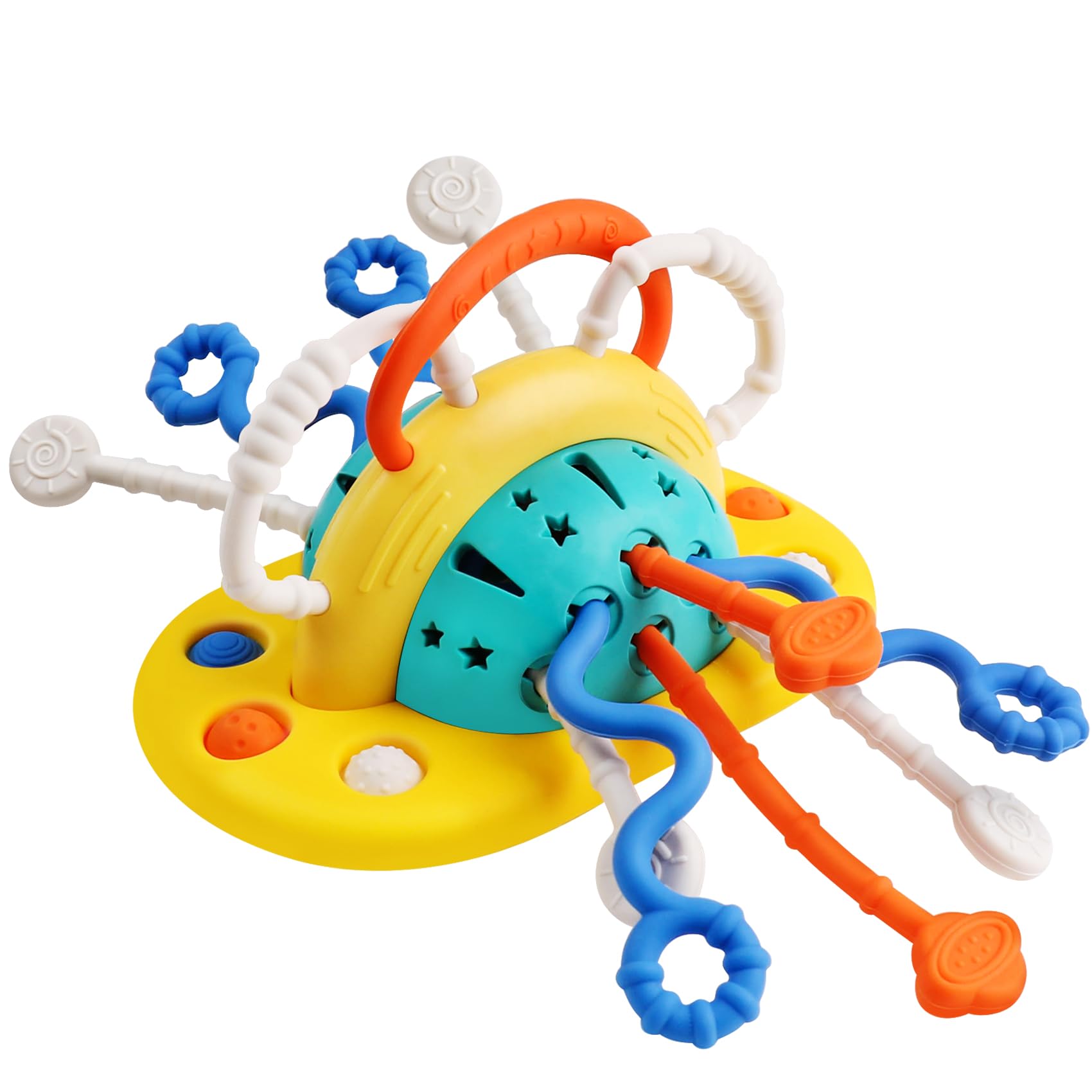 Montessori Silicone Pull String Toy for Toddlers