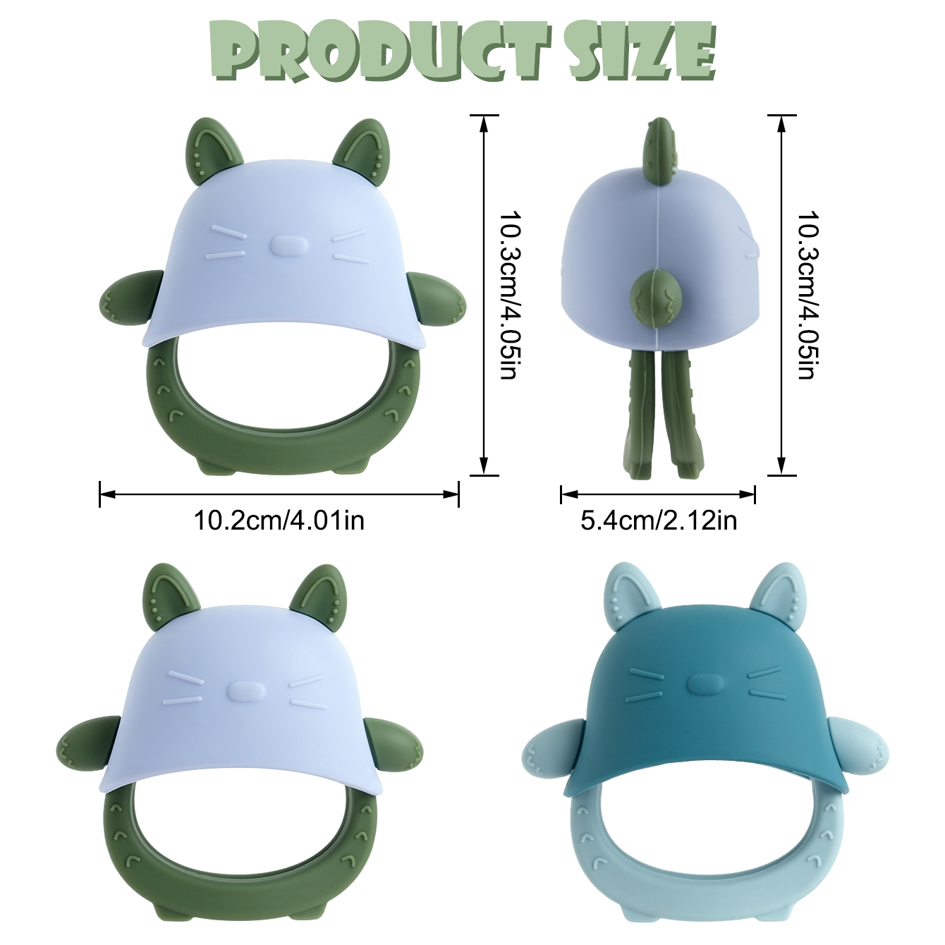 Baby Silicone Cat Glove Teether Toy - BPA Free, Removable & Safe for Toddlers - Image 6