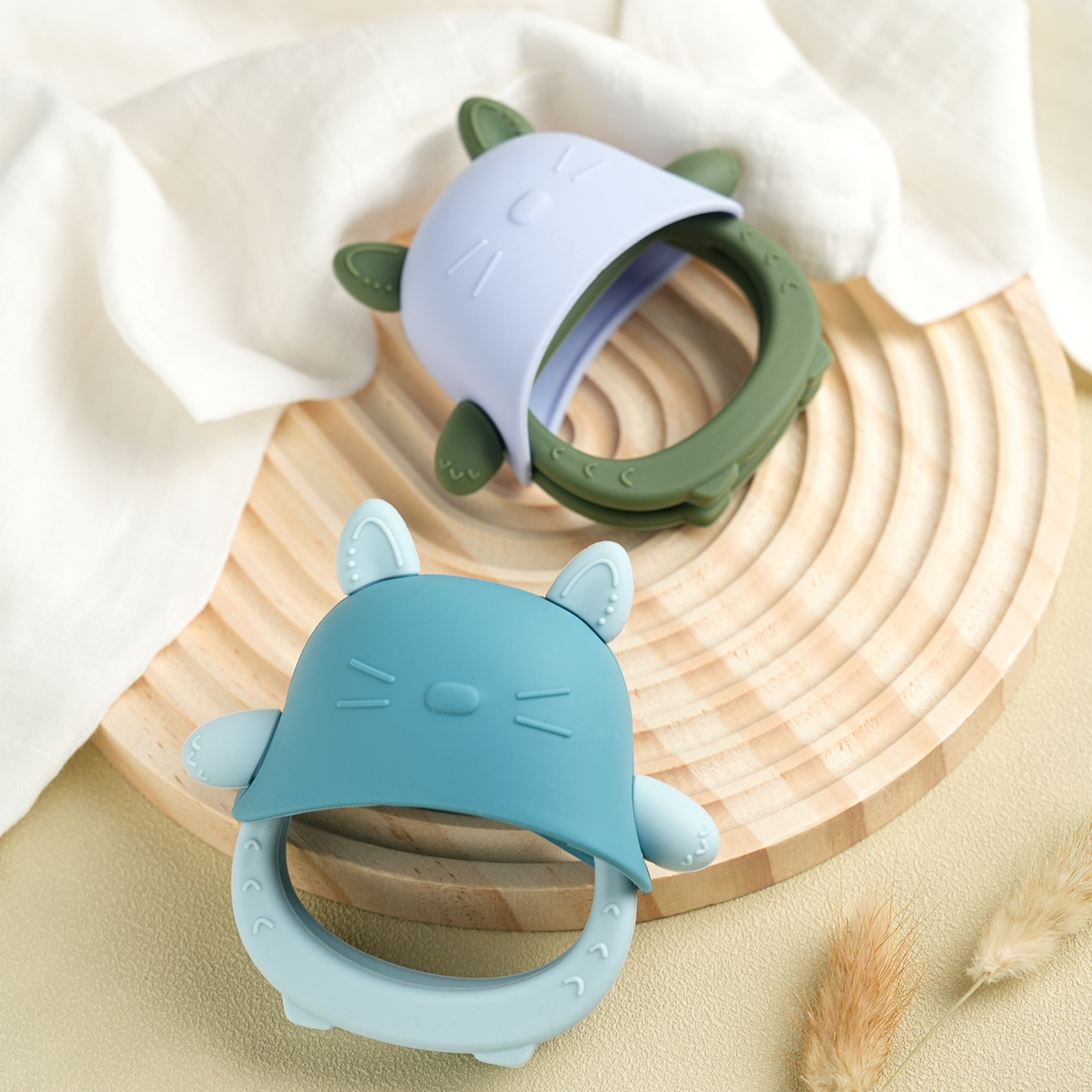 Baby Silicone Cat Glove Teether Toy - BPA Free, Removable & Safe for Toddlers - Image 5