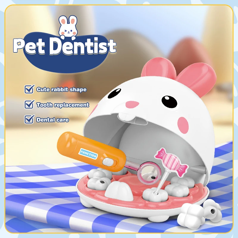 Kids Dentist Toy Set with Light - Image 2