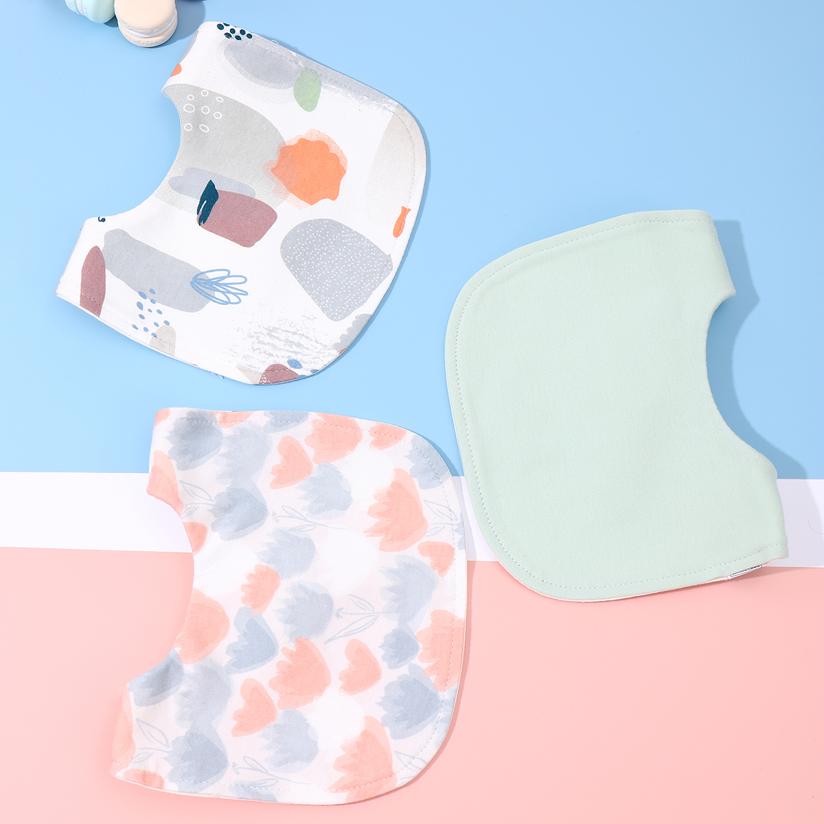 Waterproof Cotton Baby Bib – Soft, Cute & Absorbent for Boys & Girls - Image 2