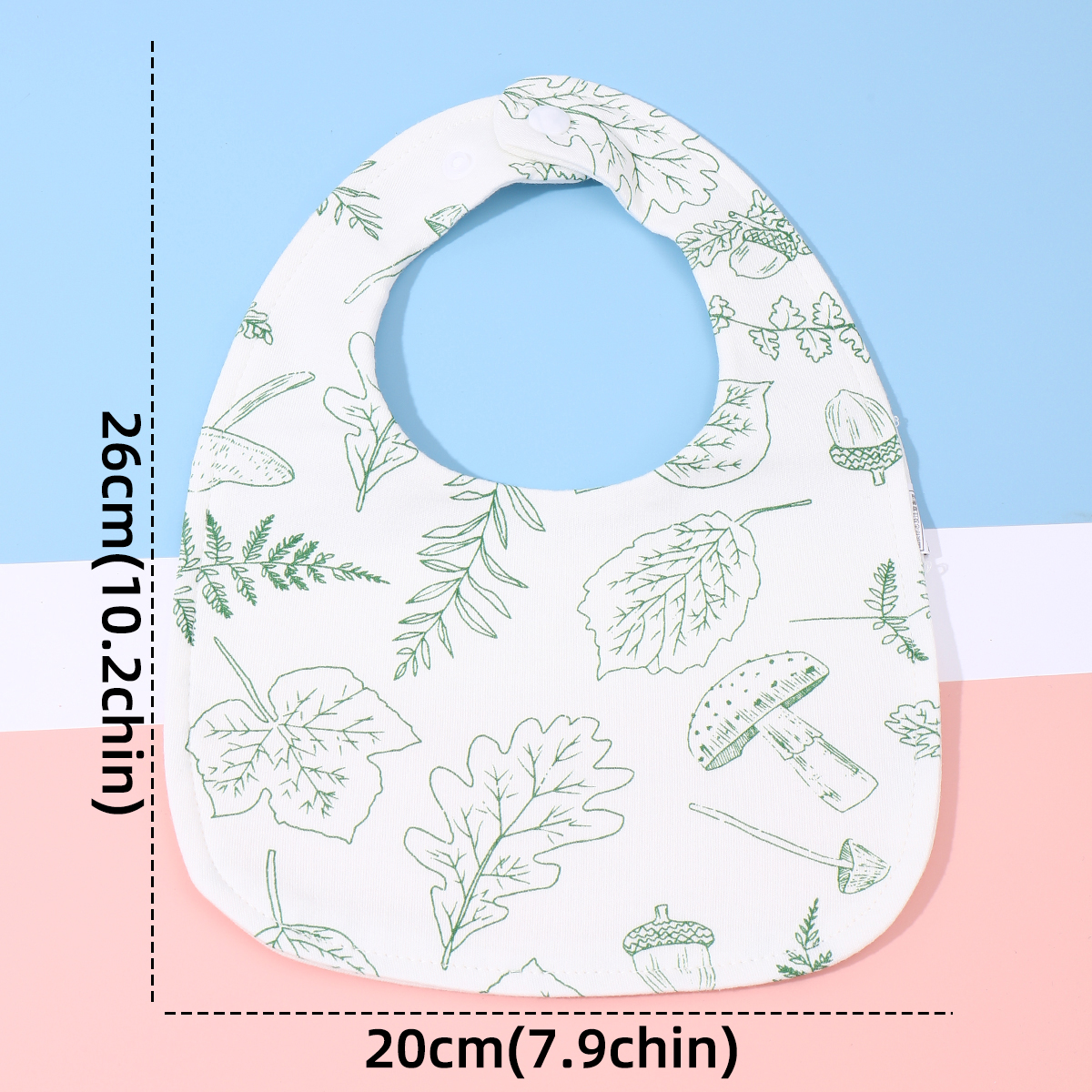 Waterproof Cotton Baby Bib – Soft U-Shaped Feeding & Drool Towel (1-3 Years) - Image 7