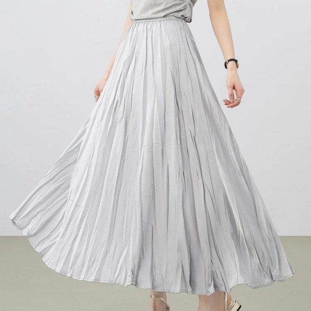 Elegant A-Line Umbrella Skirt
