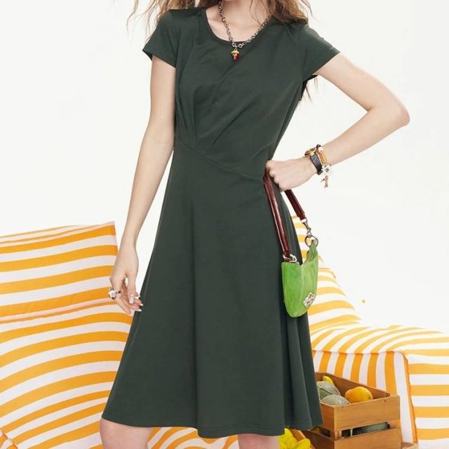 Chic Summer Slim T-Shirt Dress for Women