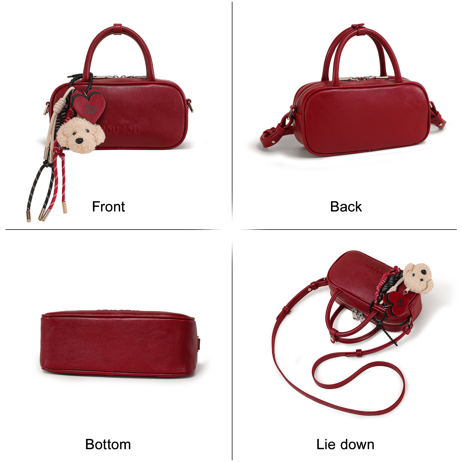 Elegant Boston-Style Crossbody Shoulder Bag for Women – Autumn Mini Handbag 5