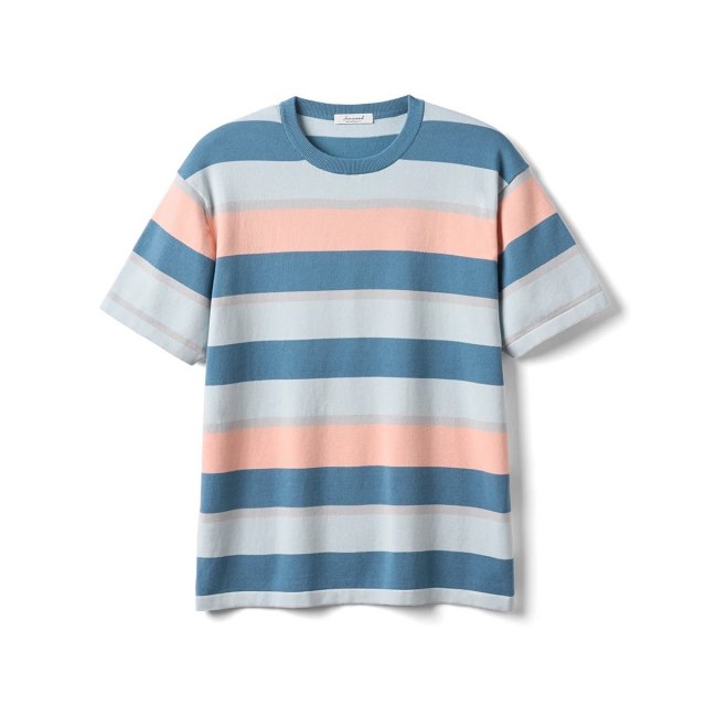 Men’s Oversized Striped Knit T-Shirt