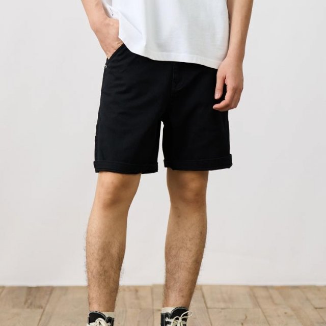 Men's Oversized 100% Cotton Cargo Denim Shorts