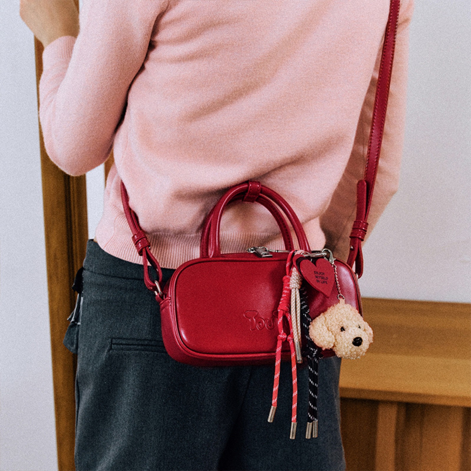 Elegant Boston-Style Crossbody Shoulder Bag for Women – Autumn Mini Handbag 3