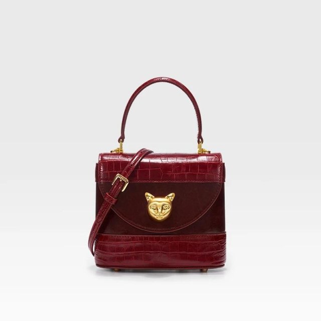 Women's Genuine Leather Bucket Purse – Elegant Casual Handbag